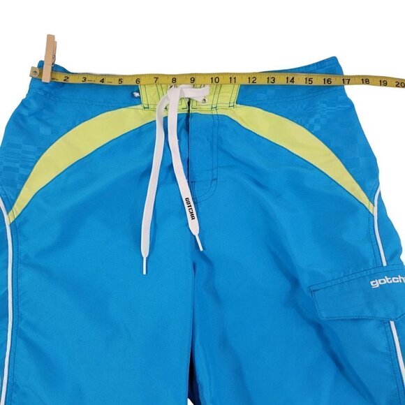 Gotcha Men’s Size Medium Drawstring Waist Swim Trunks Board Shorts with Pocket - Picture 6 of 13
